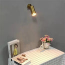 Led wall light with 360 degree rotatable iron design