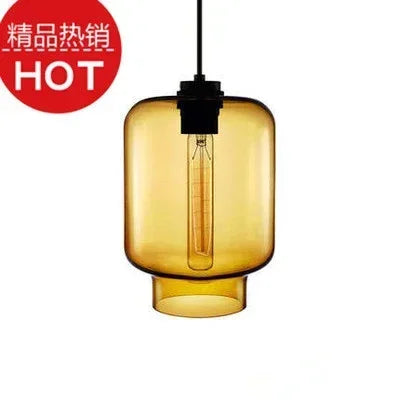 Modern transparent glass pendant chandelier with elegant design - vue 27 sur 28