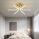 Modern LED ceiling light with remote control for interior decoration