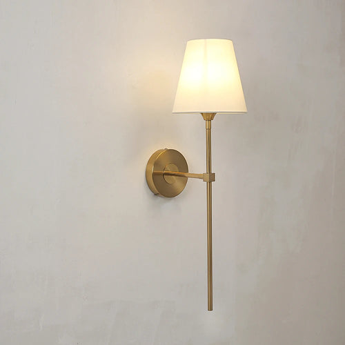 Modern copper wall light for loft decor - vue 4 sur 9