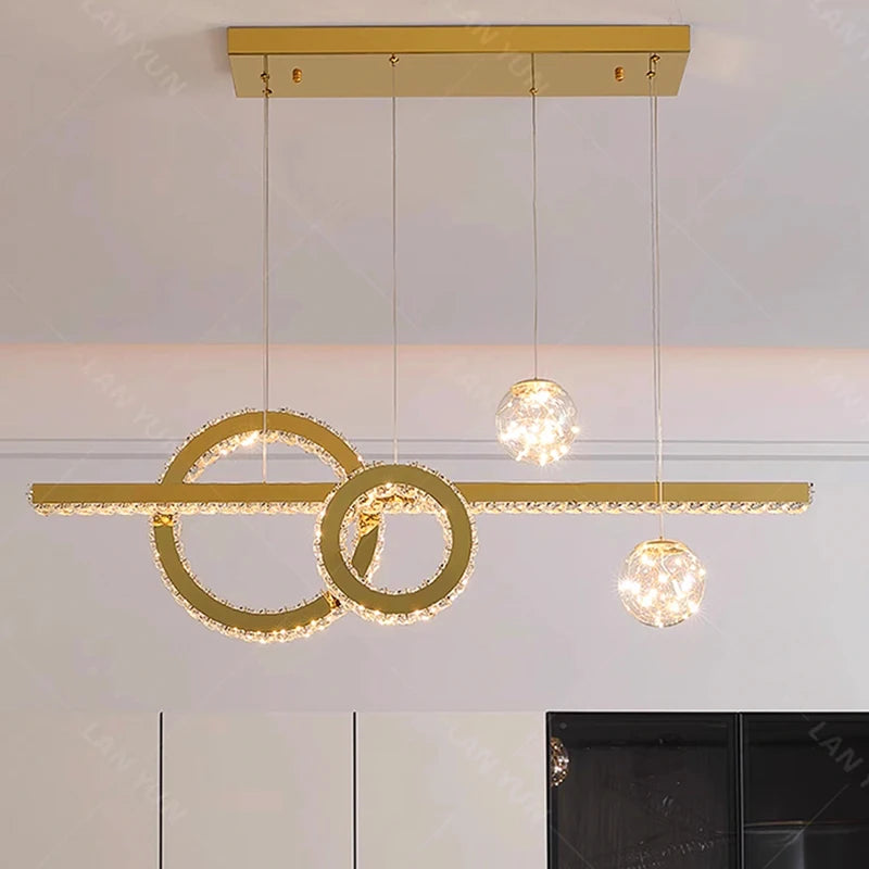 Modern smart crystal decorative lamps for indoor use - vue 4 sur 6
