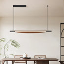 Minimalist metal chandelier with adjustable wires for bar and shop