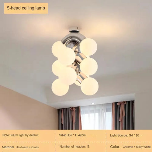 Creative minimalist retro chandelier for modern decor - vue 13 sur 14