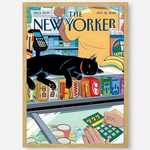 New Yorker waterproof art wall sticker aesthetic decoration