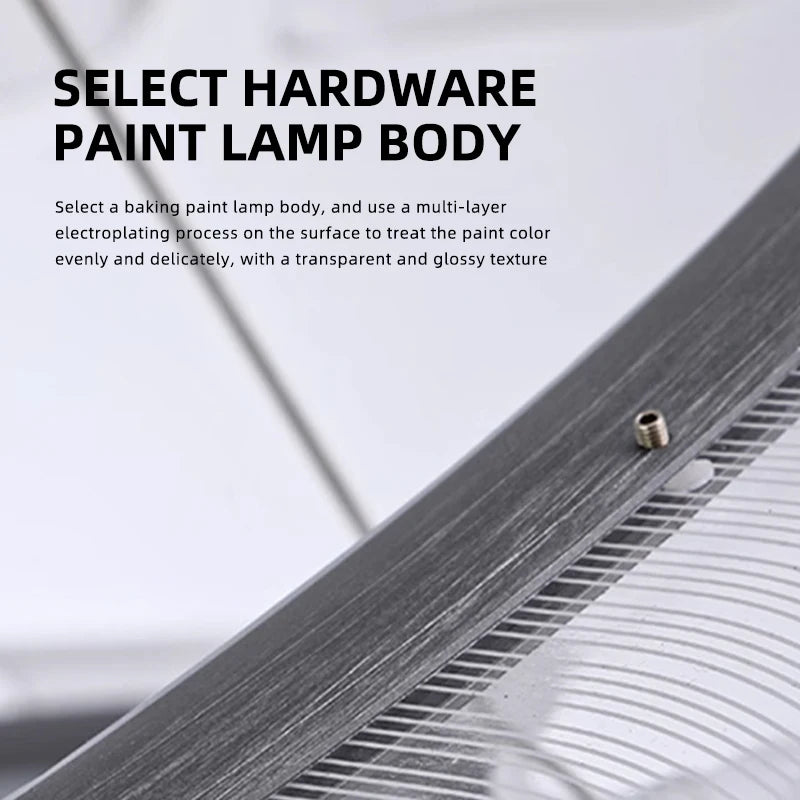 Modern and creative acrylic LED pendant light - vue 5 sur 9