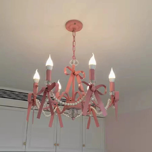 Cute romantic chandelier for children's room lighting decor - vue 5 sur 8