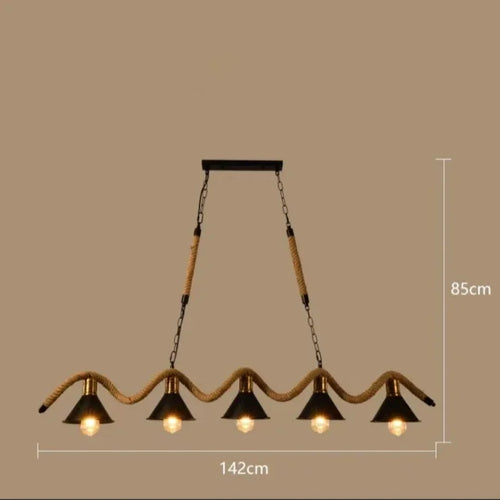 Vintage country style pendant light for a warm atmosphere - vue 9 sur 8