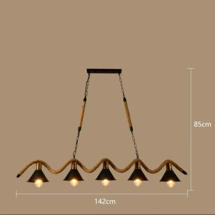 Vintage country style pendant light for a warm atmosphere - vue 8 sur 8
