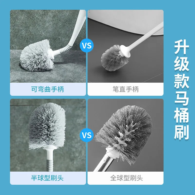 Toilet cleaning brush with flexible holder - vue 7 sur 7