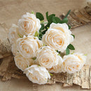 10 artificial flower heads for wedding and festival decoration