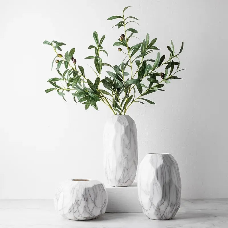 Nordic ceramic vase for dried flowers elegant decoration