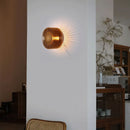 Modern black pink aluminum wall light