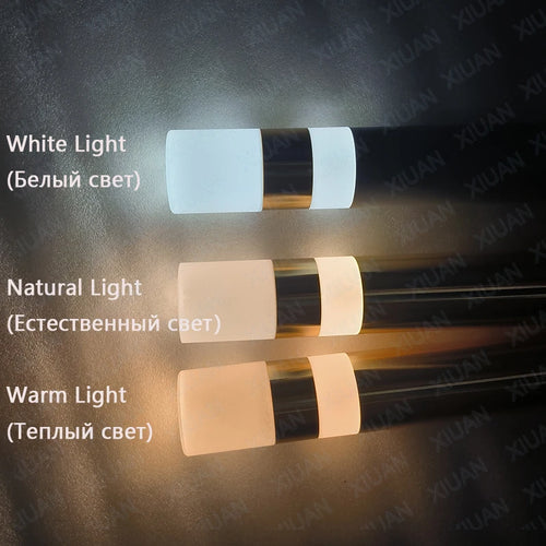 Modern art gold LED pendant light with long cable - vue 7 sur 26