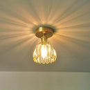 Modern glass ceiling light for bright indoor and outdoor spaces