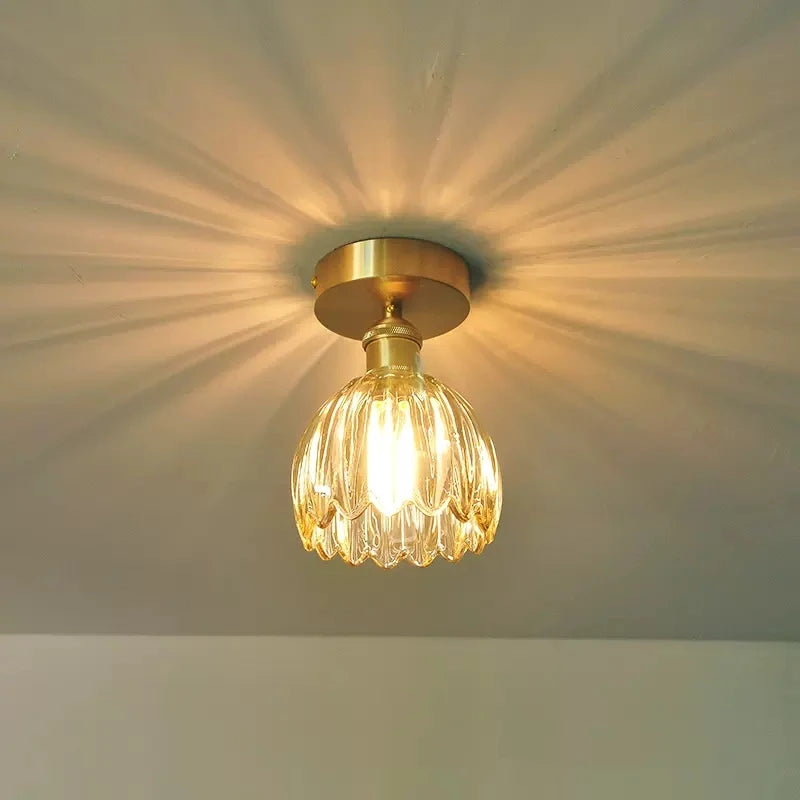 Modern glass ceiling light for bright indoor and outdoor spaces - vue 3 sur 30