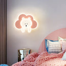 Decorative cloud bear wall light for children's bedroom