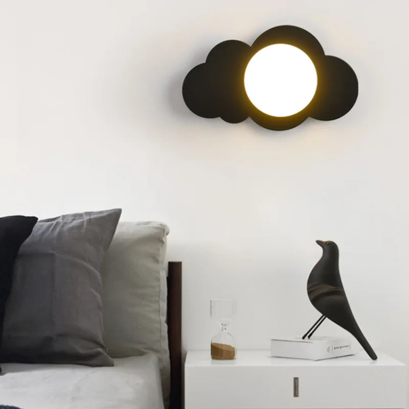 modern design cloud-shaped wall light for elegant interiors - vue 3 sur 10