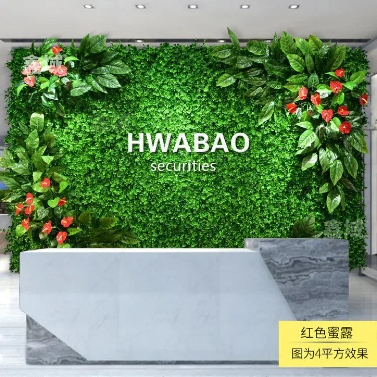 Artificial plant wall for outdoor decoration and landscaping - vue 18 sur 30