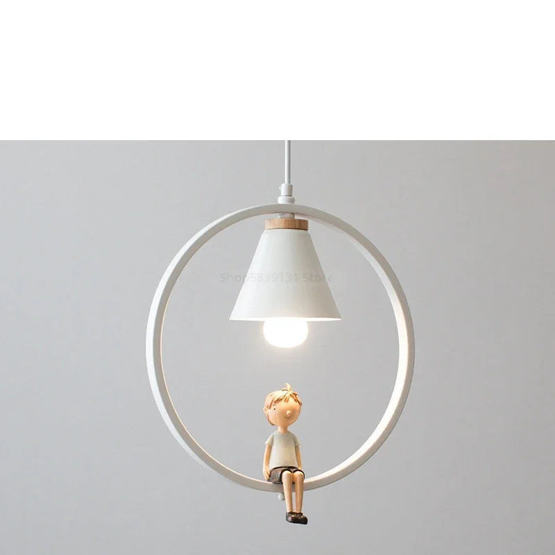 Modern Nordic pendant light with LED bird pendant - vue 15 sur 16