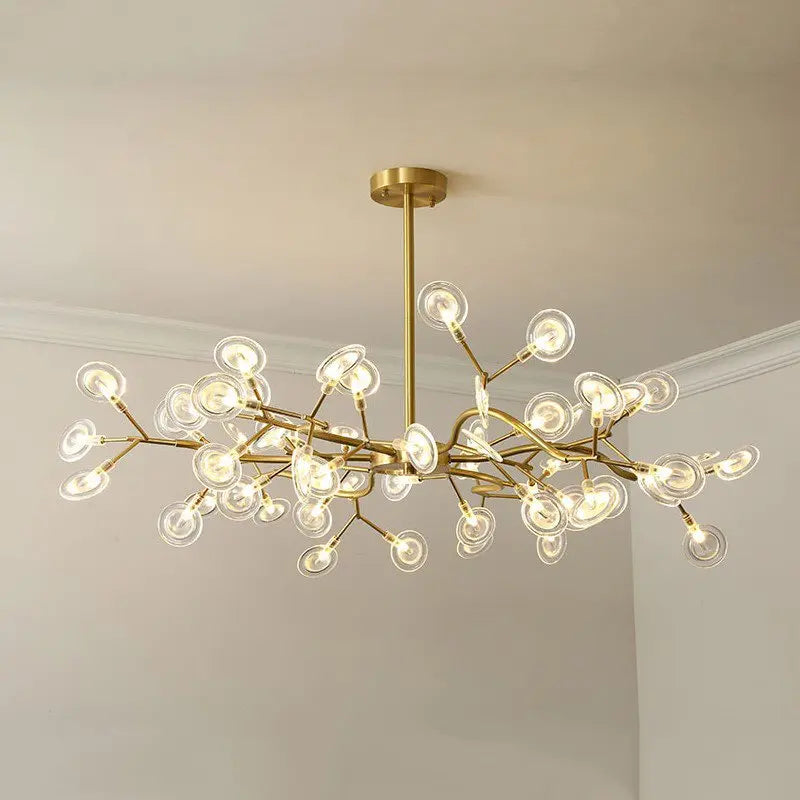 Dandelion leaf chandelier for elegant interior decoration