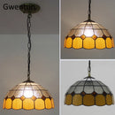 Tiffany style stained glass pendant light for interior decor