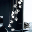 Modern Nordic crystal pendant light for elegant decoration