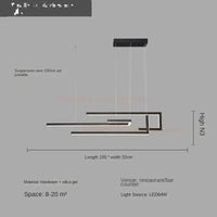 Modern minimalist Nordic LED chandelier for restaurant bar