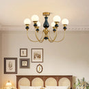 Nordic glass chandelier for a romantic and cosy interior