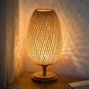 Eye-Caring Bedroom Bedside Night Light Retro Desk Lamp Reading Light Home Decor, Unique Handicraft House Warming Gift
