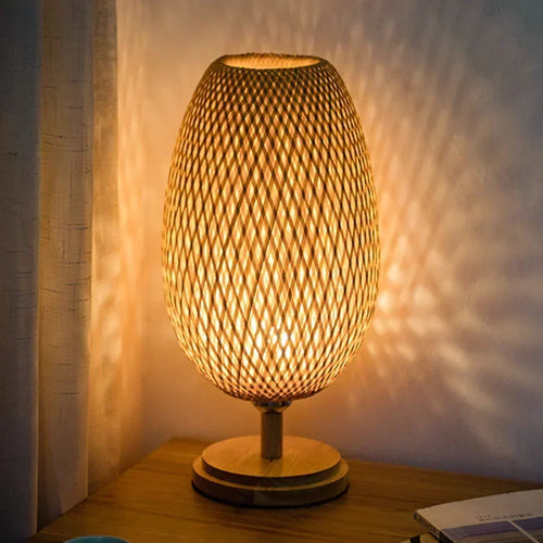 Eye-Caring Bedroom Bedside Night Light Retro Desk Lamp Reading Light Home Decor, Unique Handicraft House Warming Gift - vue 4 sur 8