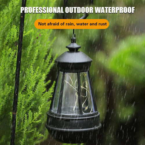 Waterproof solar hanging lanterns for outdoor garden decor - vue 3 sur 8