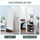 HOMCOM full body floor mirror 45x37x158.5 cm for living room bedroom