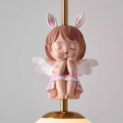 Modern angel wall light for children's bedroom decor - vue 7 sur 18