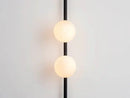 Long LED wall light with cable plug