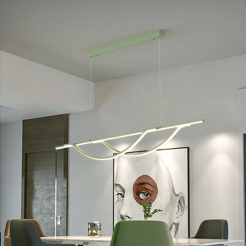 Modern minimalist Nordic chandelier for bar and restaurant - vue 5 sur 12
