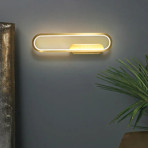 Modern nordic copper indoor wall light - vue 4 sur 8