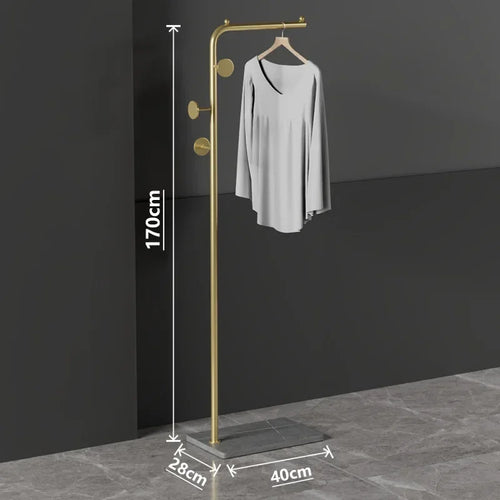 lightweight and modern Nordic clothes rack for stylish storage - vue 21 sur 41