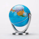 rotating retro globe for learning geography