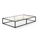 Joseph 14" Metal Platform Bed Frame, Narrow Twin bedframe bedroom furniture