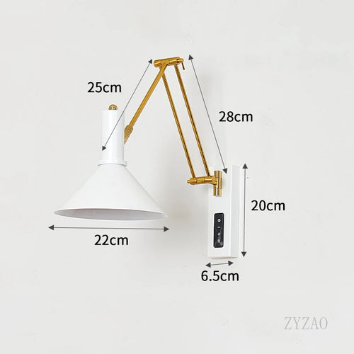 Dimmable LED wall light Bauhaus style - vue 9 sur 9