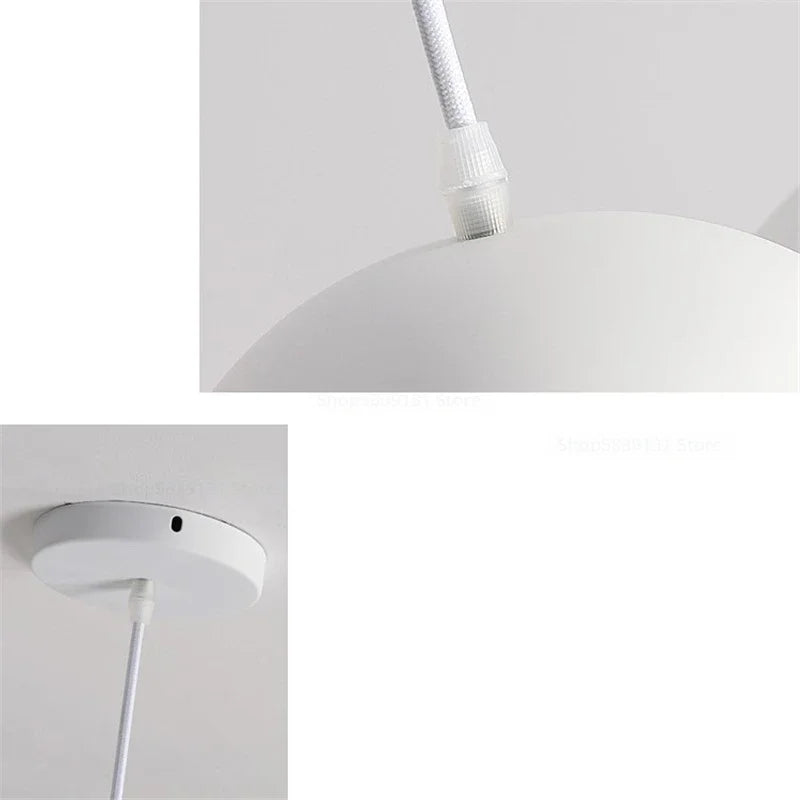 Modern nordic Italian pendant light for bright and stylish interiors - vue 4 sur 10