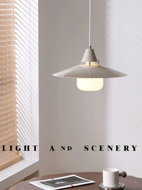 Original umbrella-shaped pendant light with colourful design for interior decoration - vue 5 sur 14