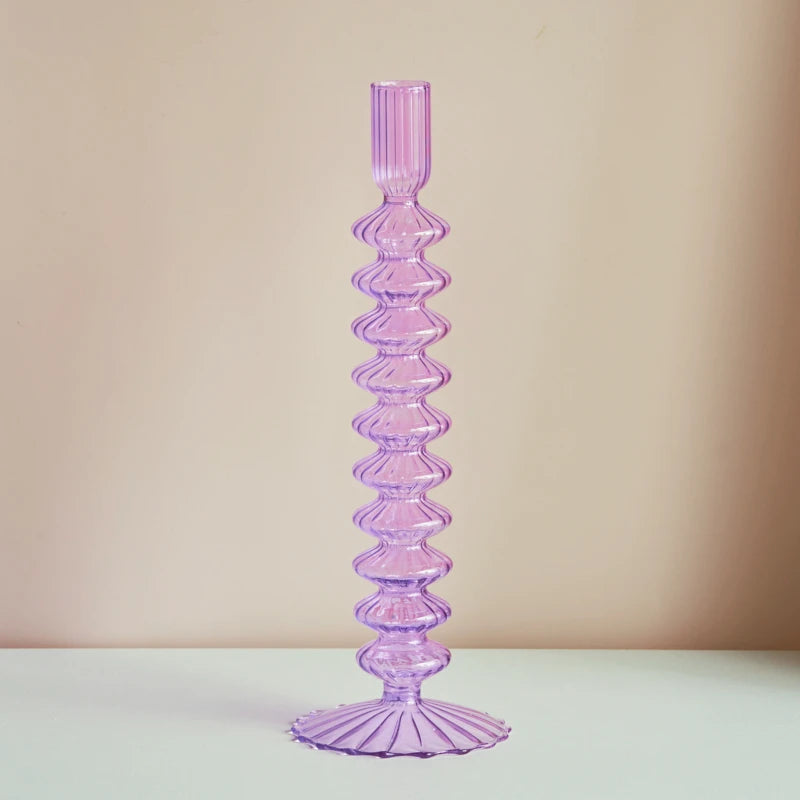 Glass candle holders for wedding decor and Christmas gifts - vue 23 sur 24