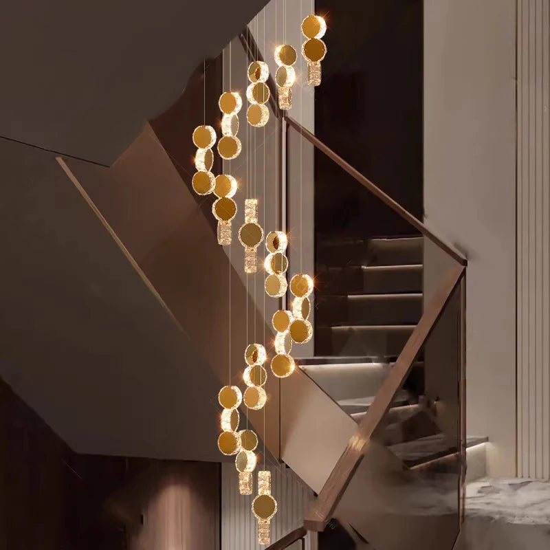 Modern LED pendant chandelier for decorative indoor lighting