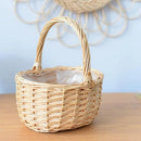 rattan woven basket for flowers and food