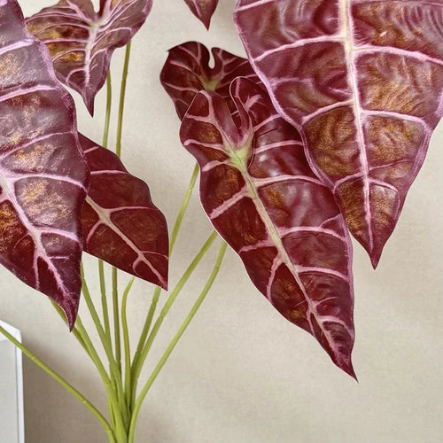 Artificial plant with 9 heads for indoor and outdoor decoration - vue 6 sur 11