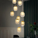 Modern crystal pendant light for decorative indoor lighting