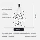 Modern Design Simple LED Ceiling Light, Penthouse Lobby Duplex Corridor Hotel Lobby Living Room Ceiling Decoration Chandelier