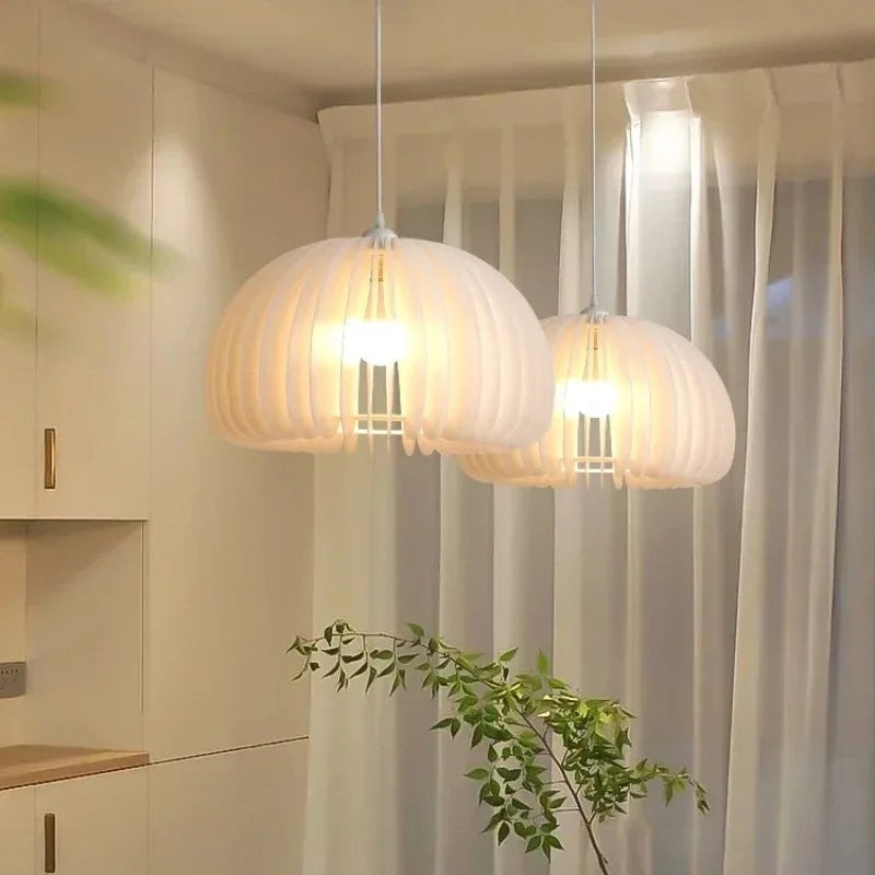 Modern nordic pumpkin pendant light vintage style interior