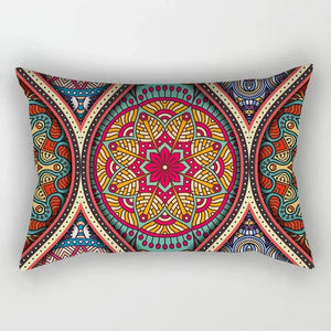 Vintage mandala pattern cushion cover for sofa or bed